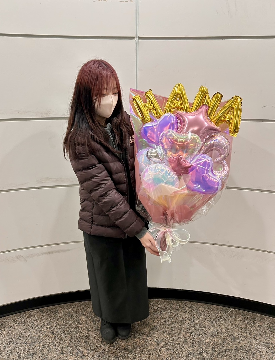 オーロラバルーンブーケ（文字バルーンオプション）