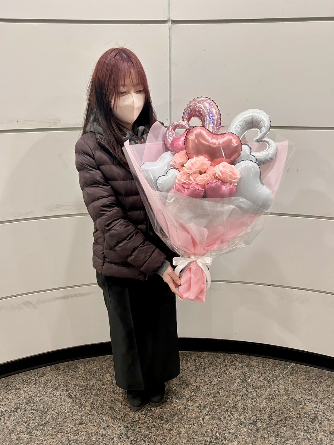 アートフラワーバルーンブーケ（造花）