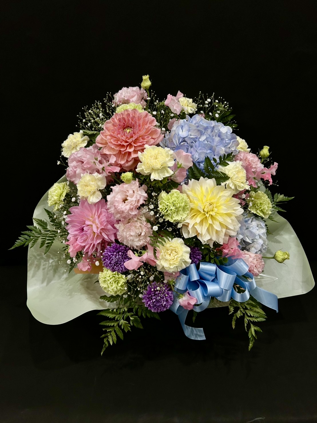 豪華メモリアルアレンジ カラフル